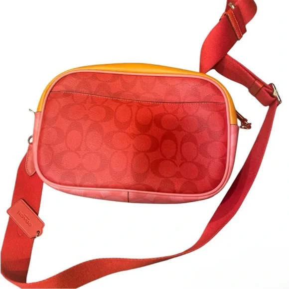 Coach Jamie Camera Bag blocked signature canvas - Picture 2 of 5